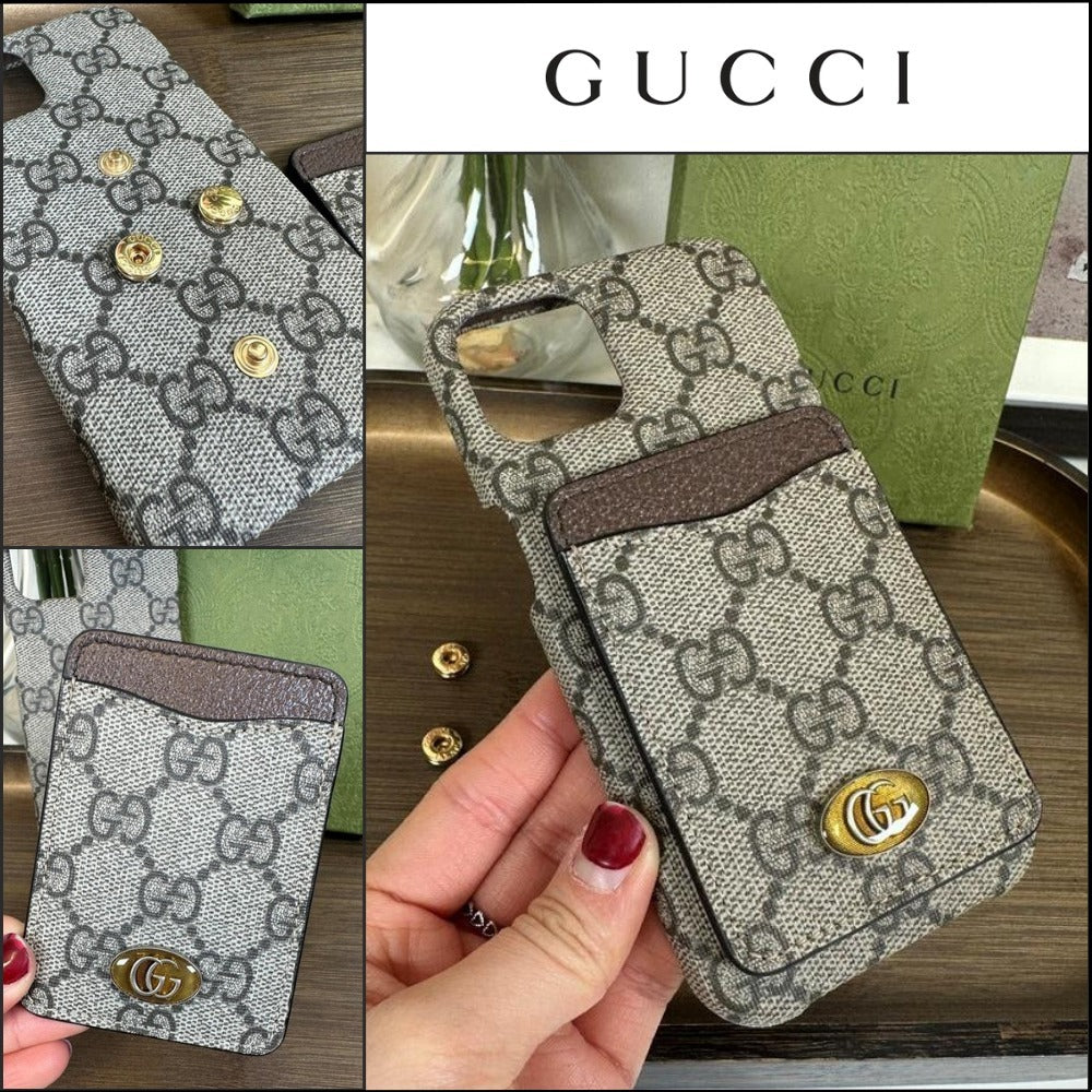 【GUCCI】スプリームオフィディアカードホルダーiPhone 13ケース