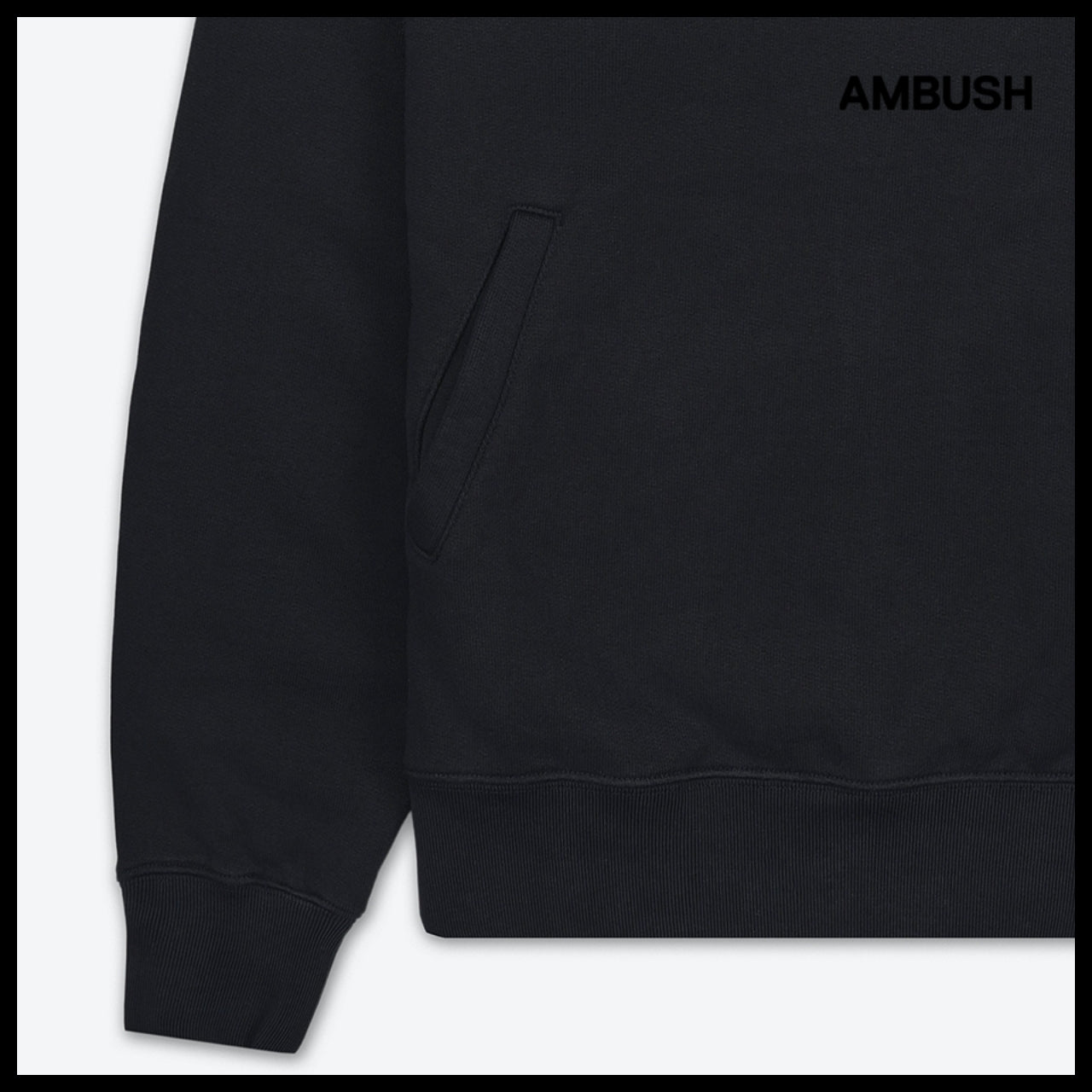 ◆AMBUSH◆ フーディ Hoodie Black チェーン