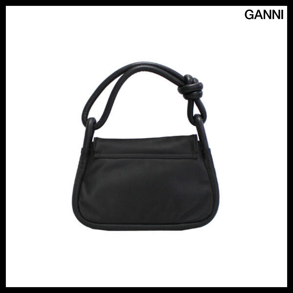 【Ganni】Knot Flapover Tote Bag
