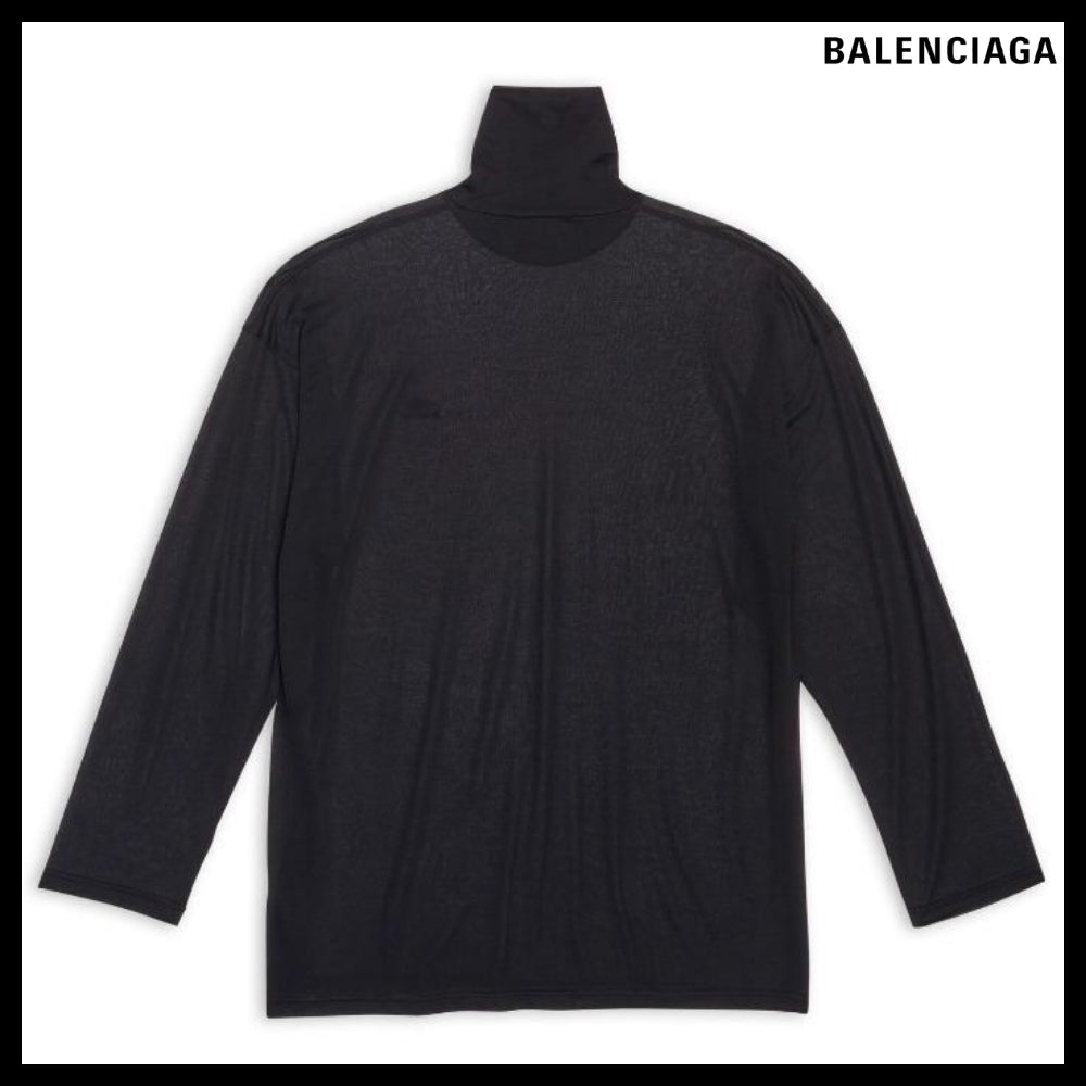 【BALENCIAGA】3B Sports Icon Turtleneck Black