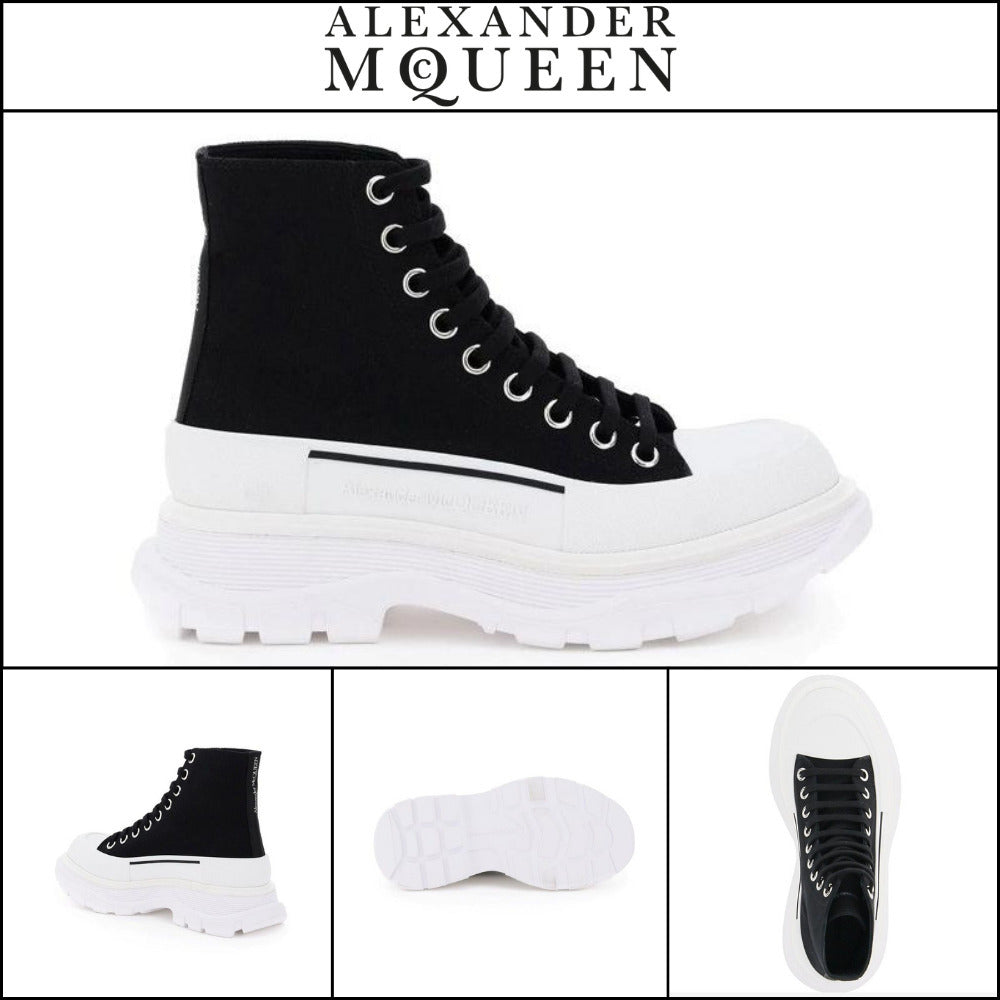 【alexander mcqueen】Tread Slick High-Top Sneakers