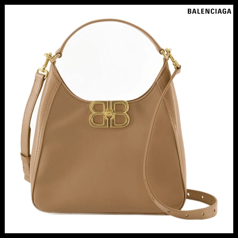 【BALENCIAGA】BB Soft Small Hobo Bag Latte