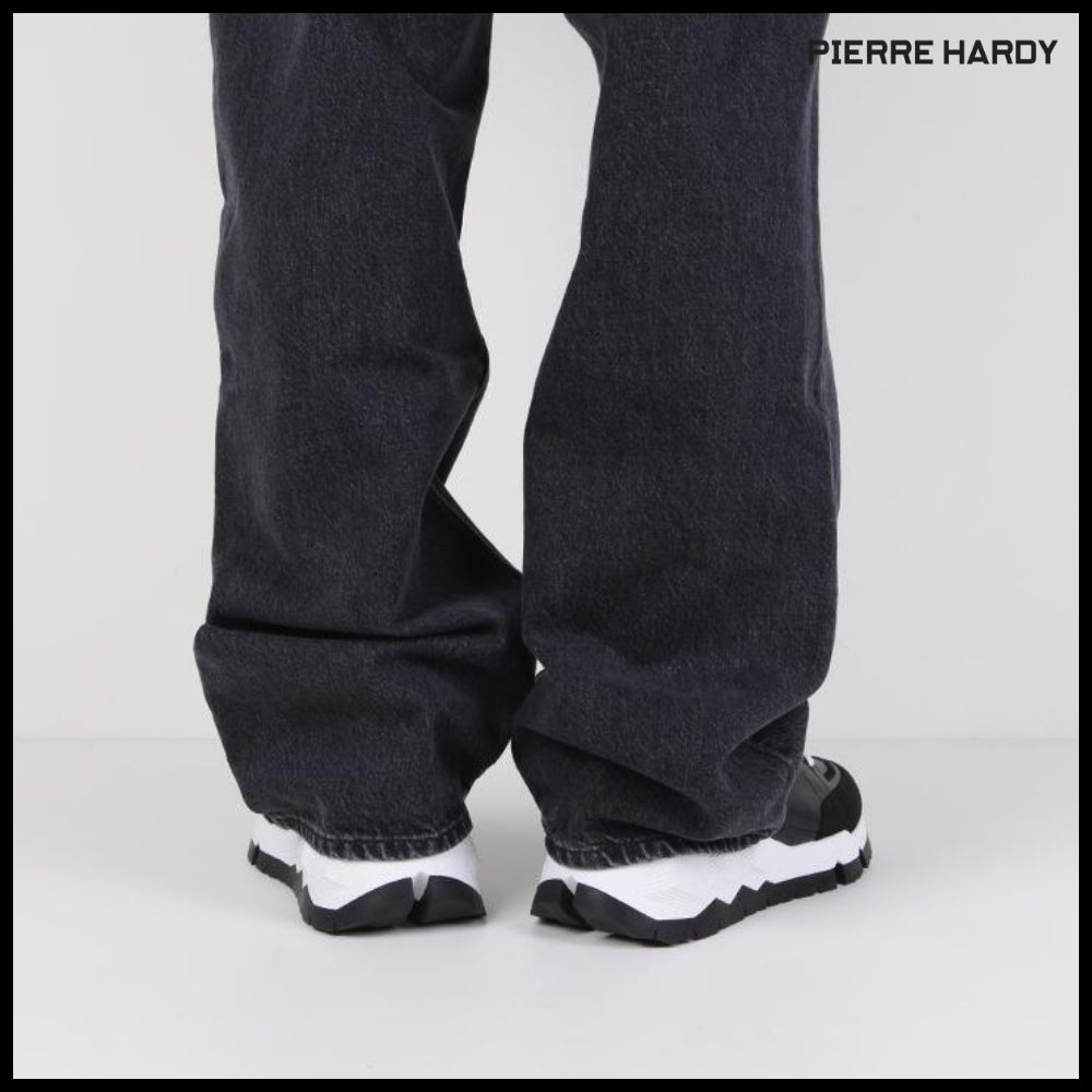 【Pierre Hardy】STREET LIFE Black Sneakers QX02Z