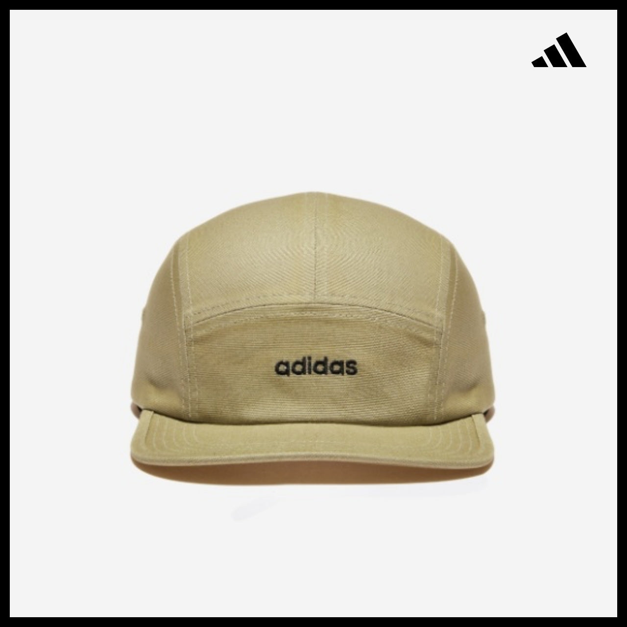 【ADIDAS】 5-Panel Canvas Cap 2 Colors Outdoor Casual