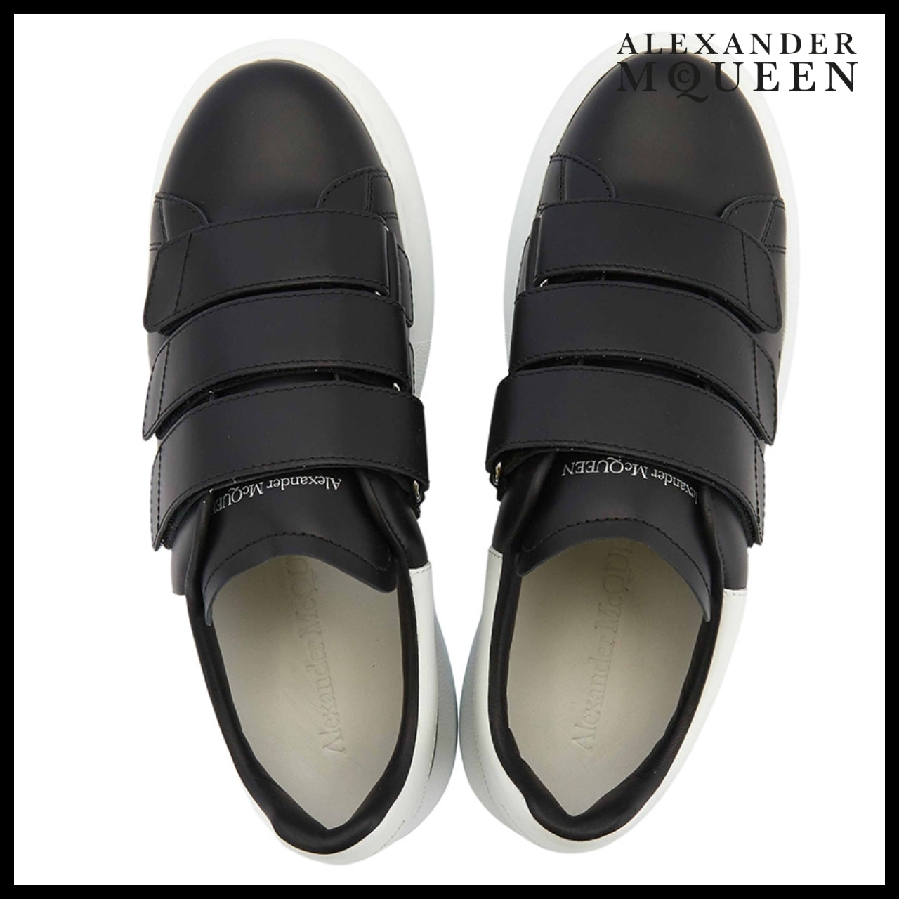 【Alexander Mcqueen】Sneakers Pelle S Larry Black White