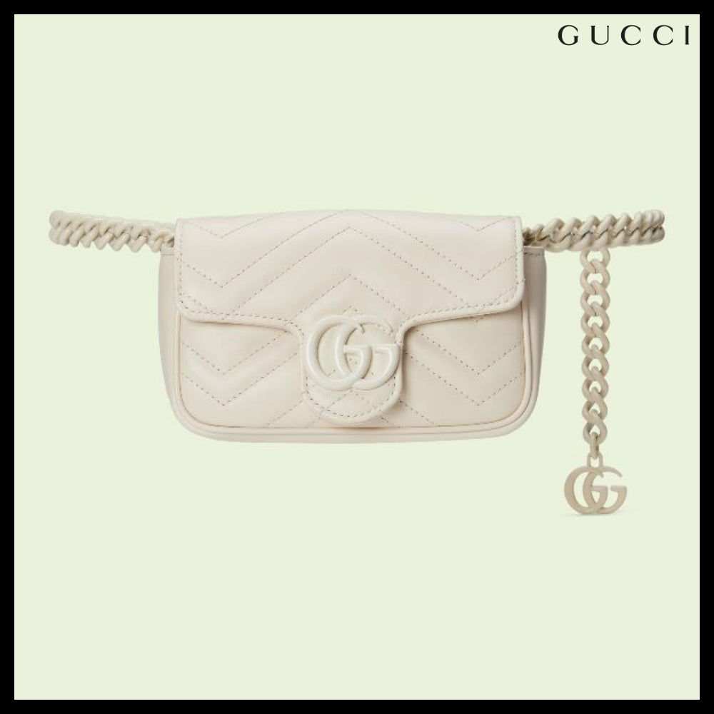【GUCCI】GG Marmont Matelassé Chevron Quilted Bag