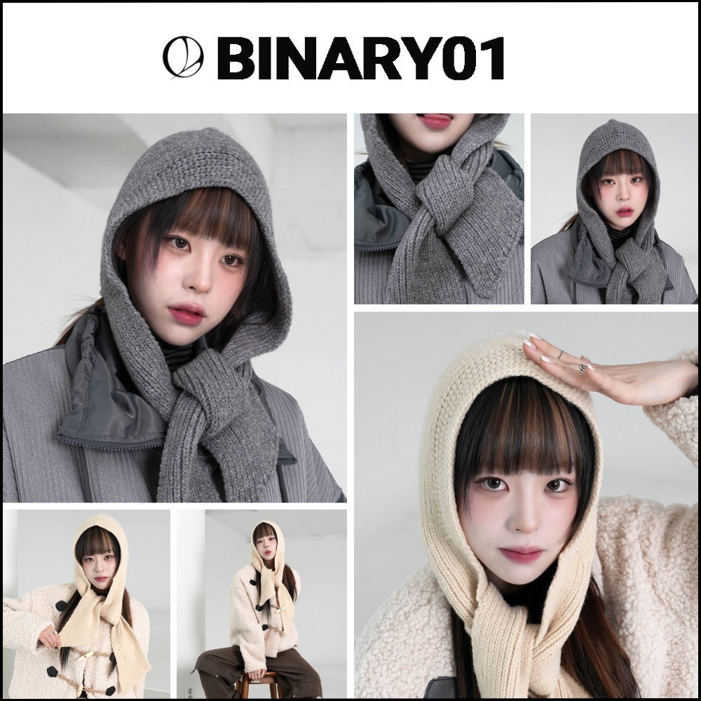 【BINARY01】LUCA MUFFLER BALACLAVA 3COLORS