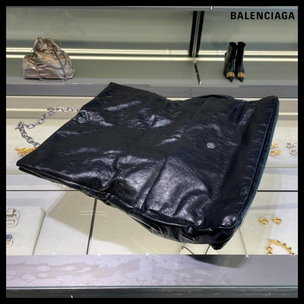 【BALENCIAGA】Monaco Large Chain Bag Black