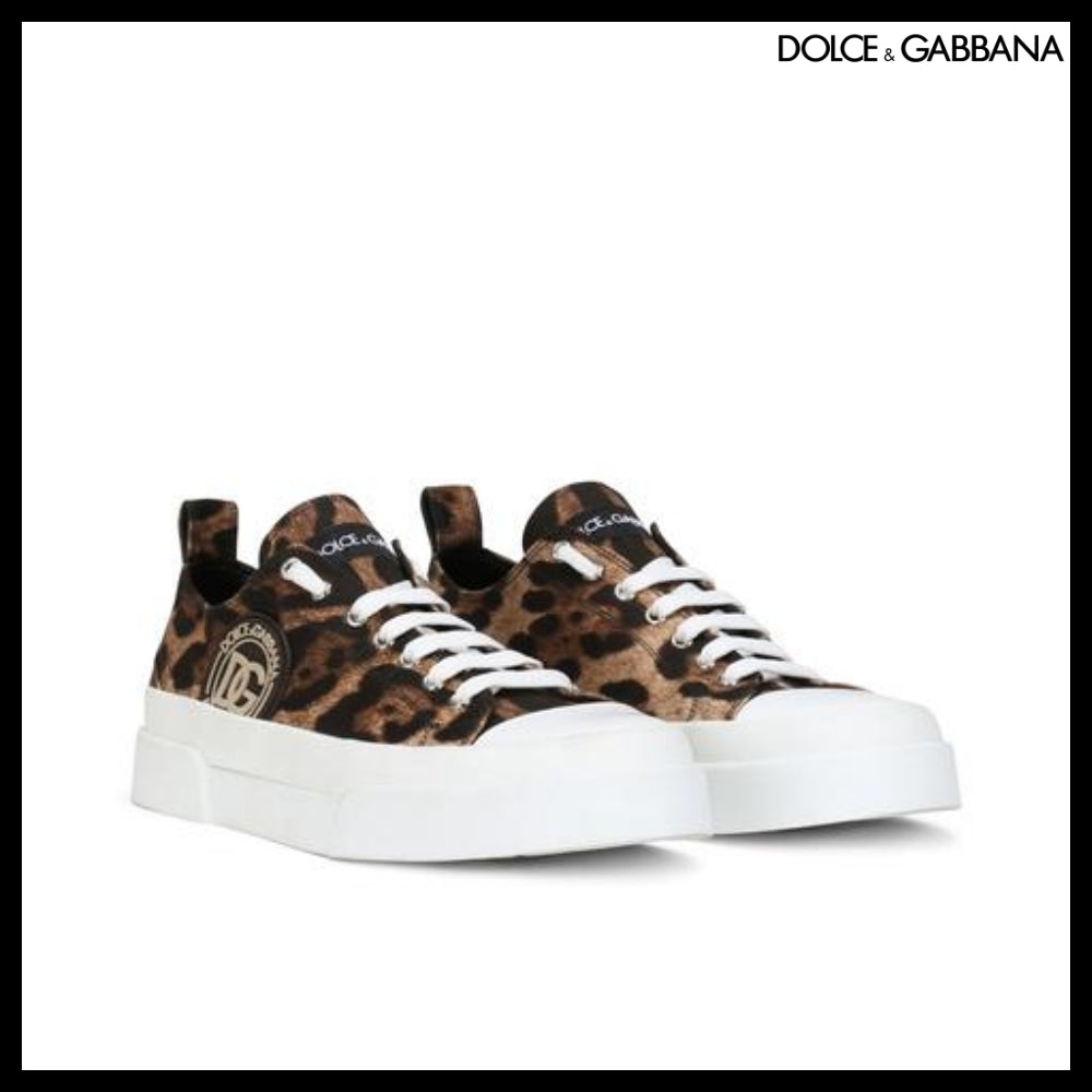 【Dolce & Gabbana】COTTON DRILL PORTOFINO LIGHT SNEAKERS