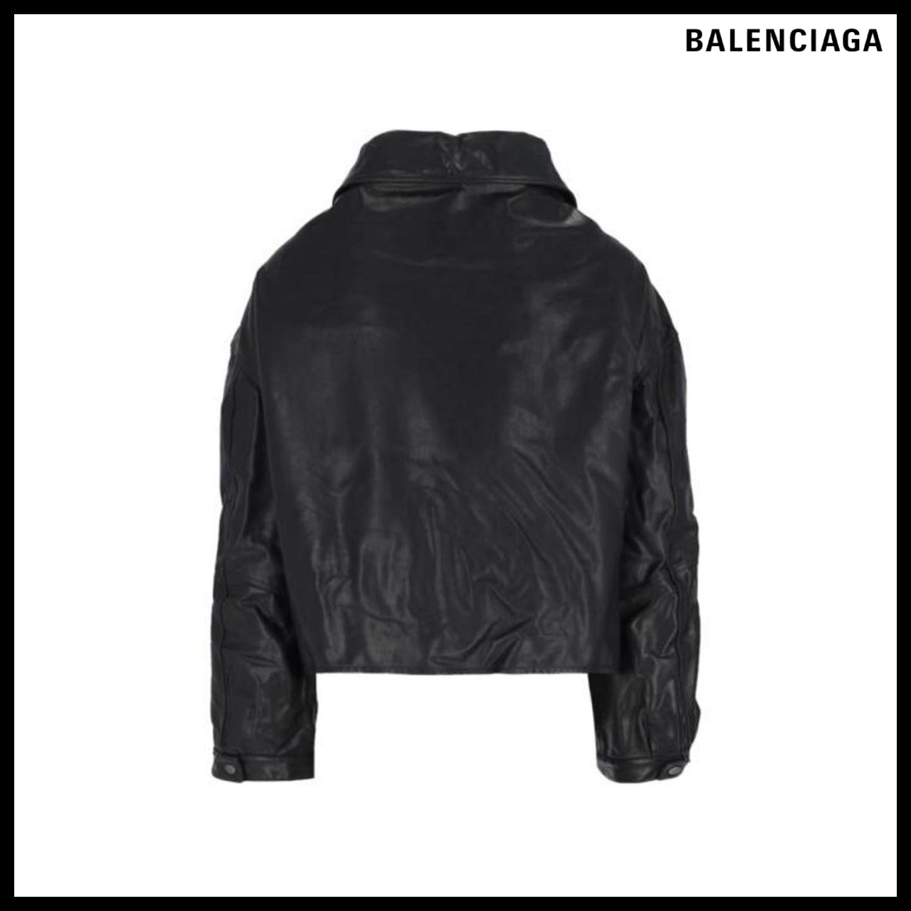 【BALENCIAGA】Off Shoulder Jacket in Black
