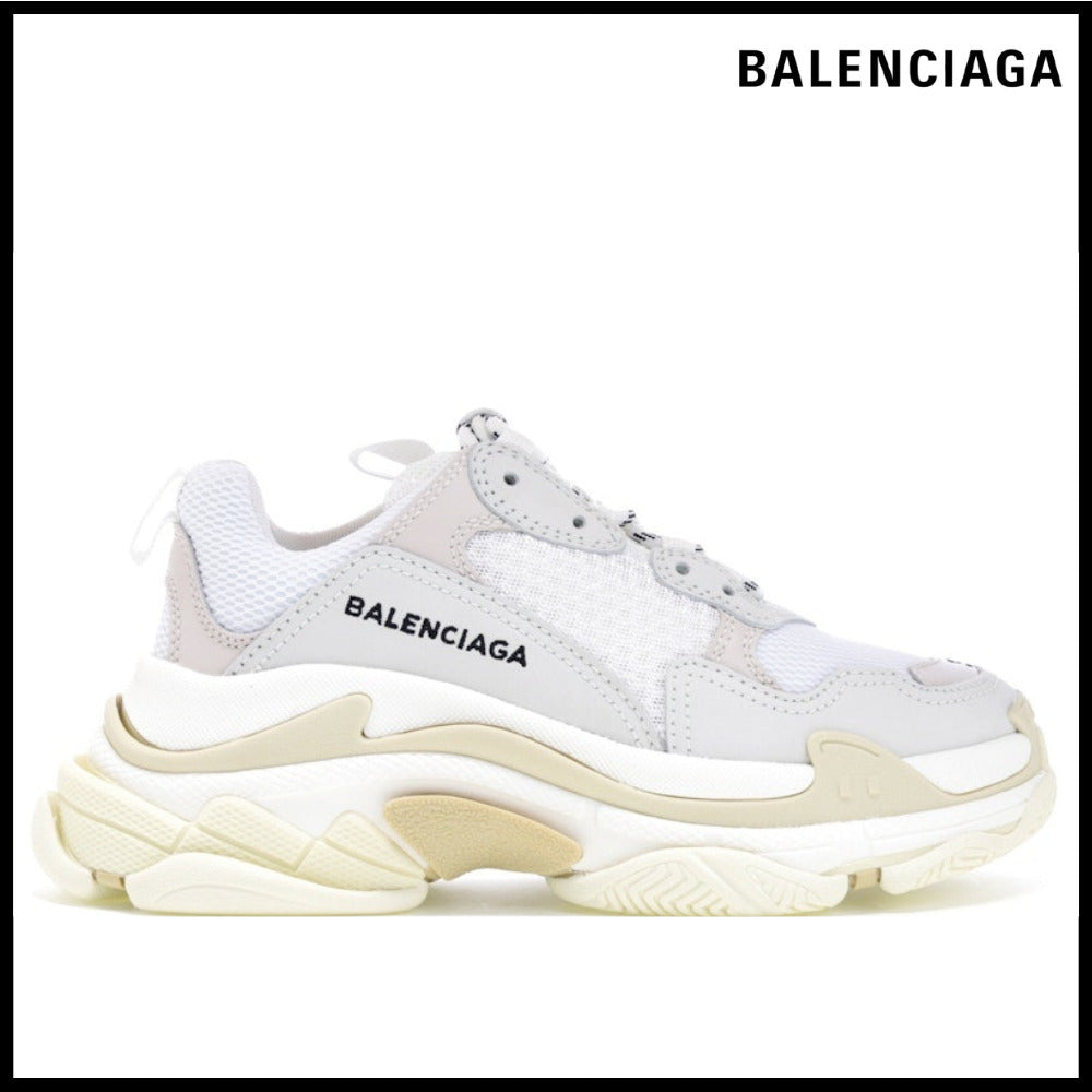 【BALENCIAGA】Triple S Sneaker Blanc White