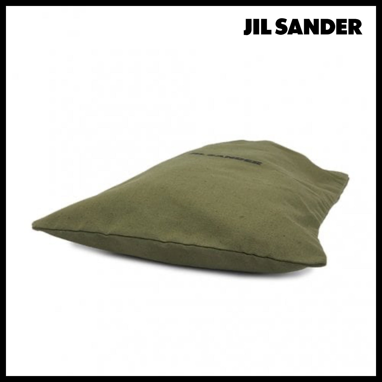 【Jil Sander】Tote Bag with Logo Khaki