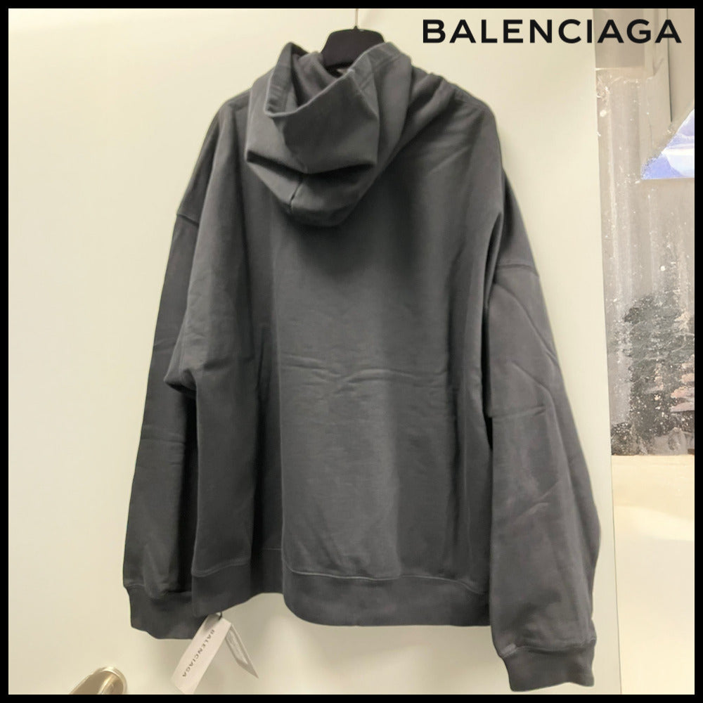 【BALENCIAGA】Wide Fit Hoodie Black