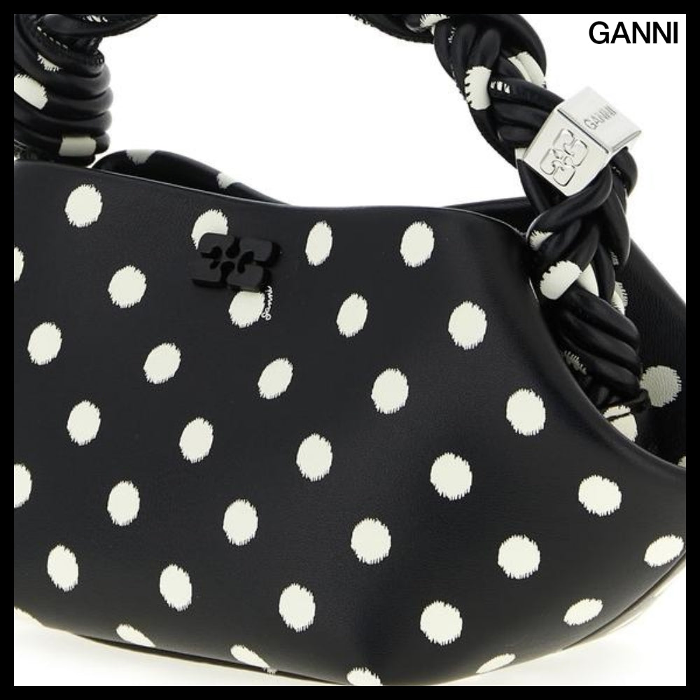 【GANNI】Black Shopper Tote