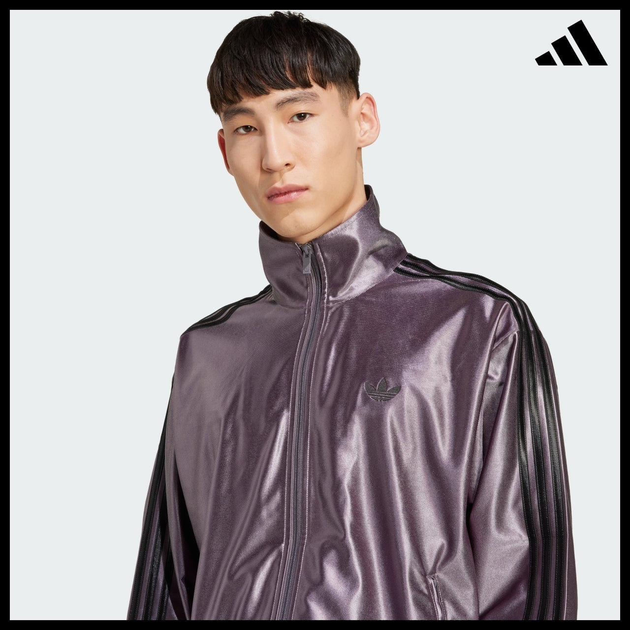 【ADIDAS】Firebird Metallic Track Top Classic Track Jacket