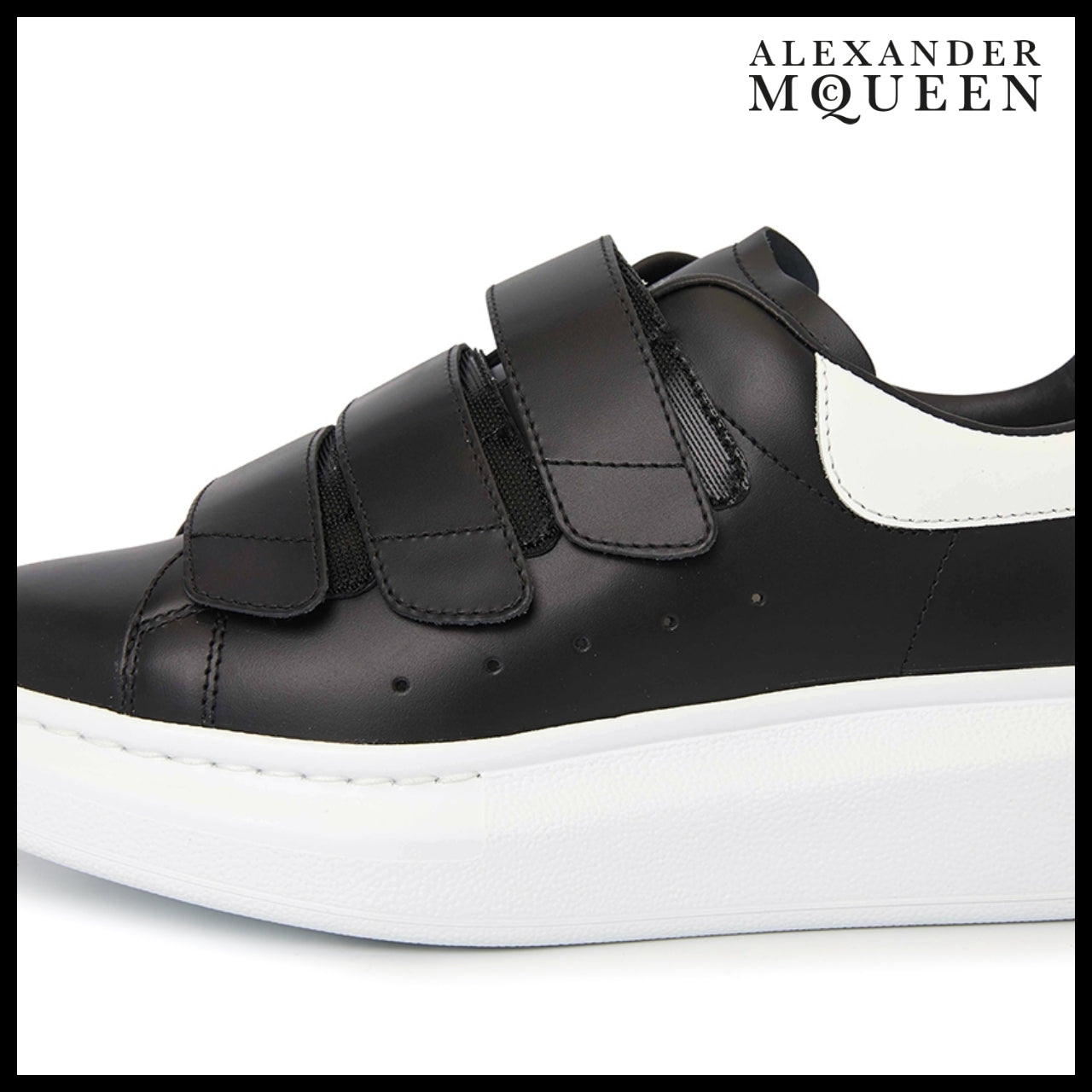 【Alexander Mcqueen】Sneakers Pelle S Larry Black White