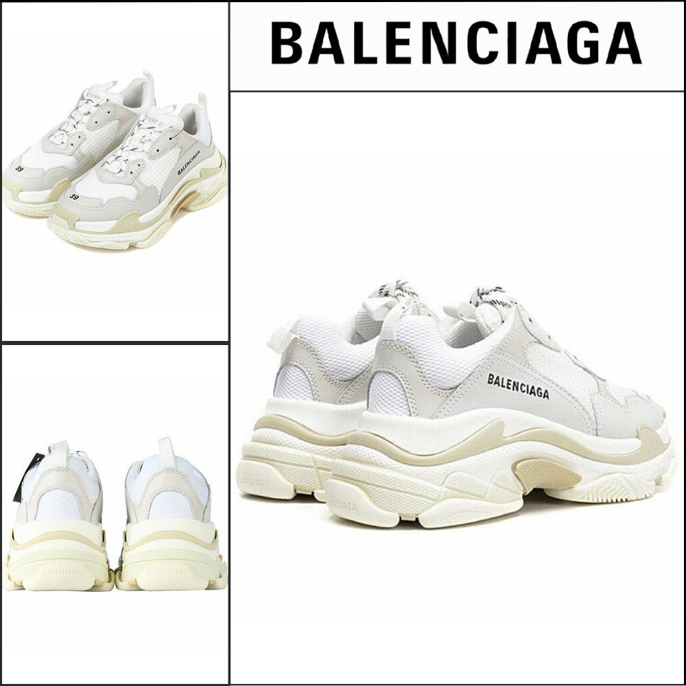 【BALENCIAGA】White Triple S Sneaker
