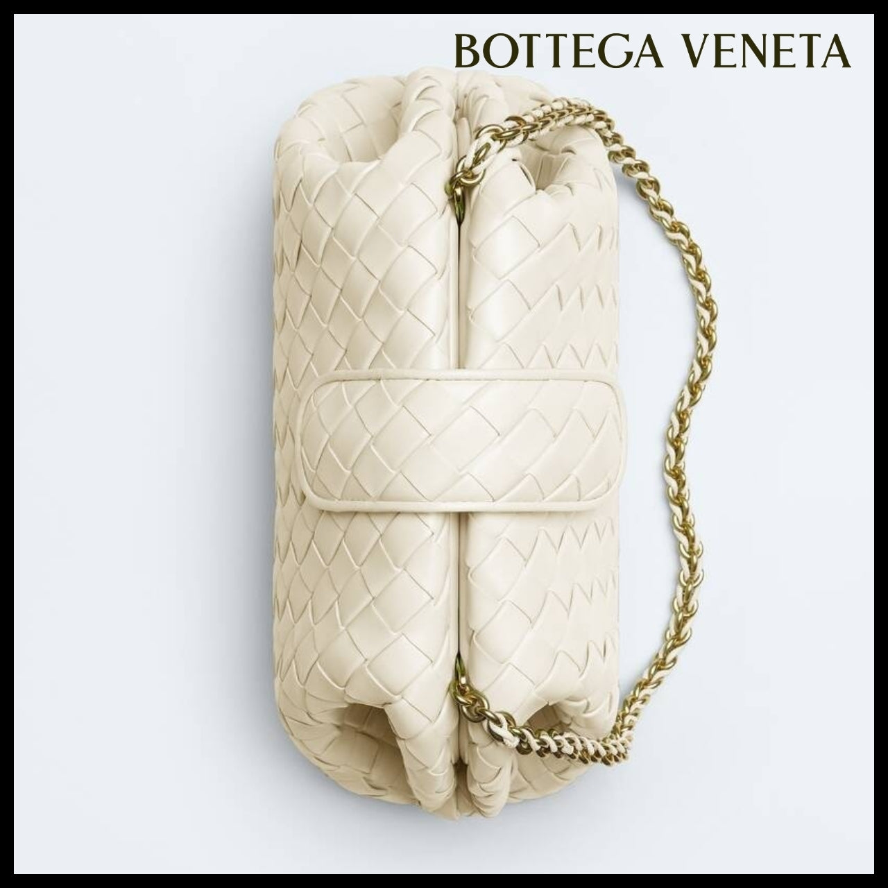 【韓国百貨店 BOTTEGA VENETA】Lauren 1981 Clutch Bag Sea Salt