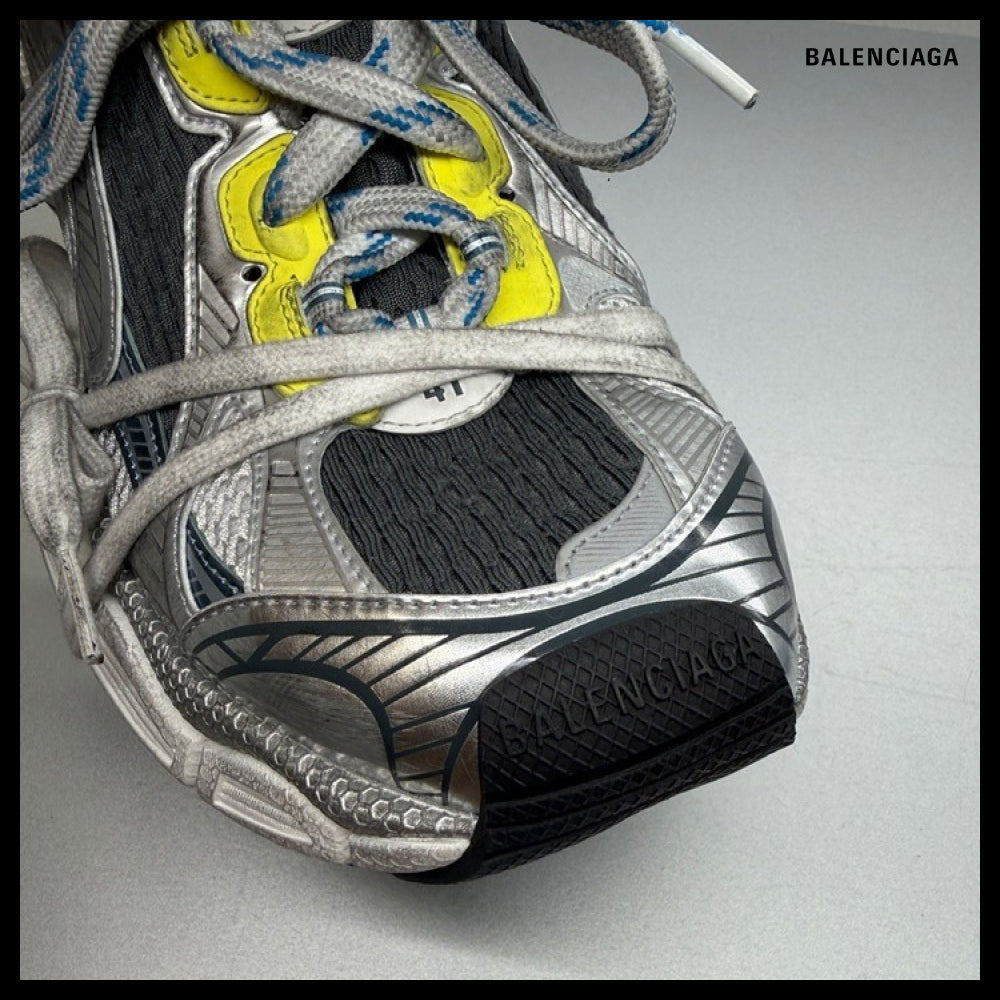 【Balenciaga】3XL Chunky Strap Mesh Leather Men’s Sneakers