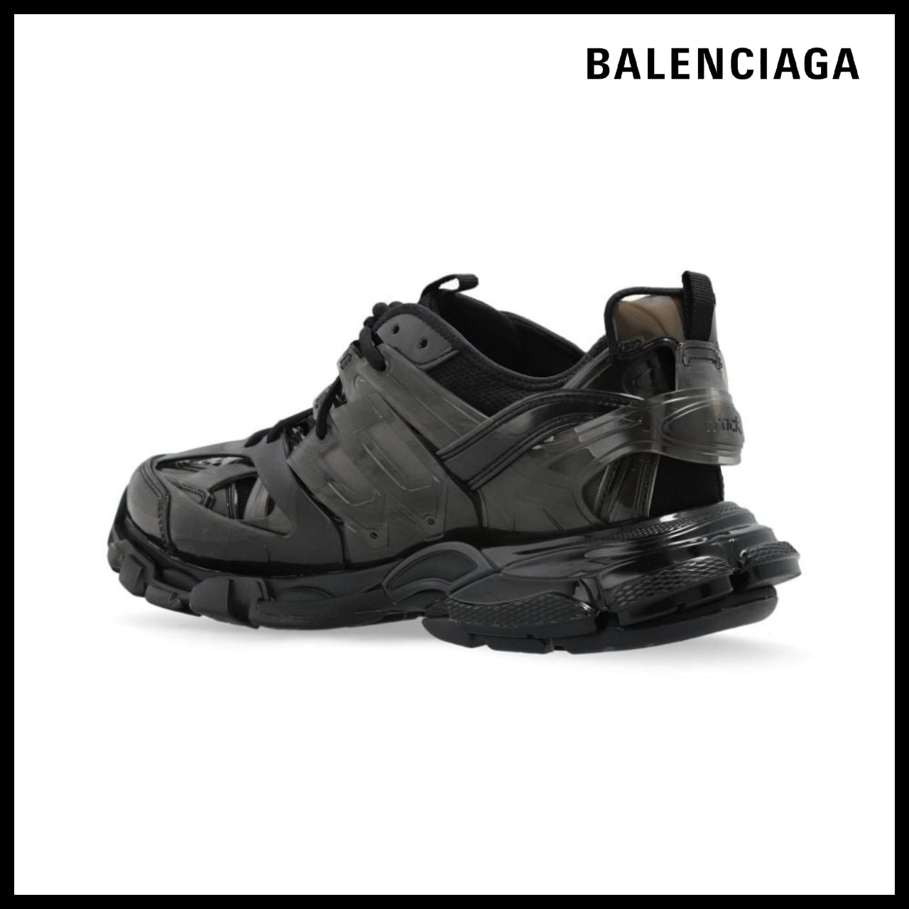 【BALENCIAGA】Track Jelly NW Black