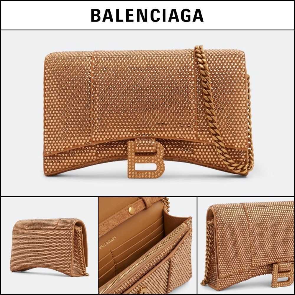 ★BALENCIAGAアウトレット セール ★Hourglass Chain Wallet