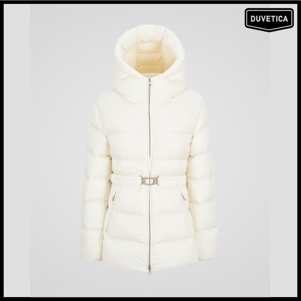 【DUVETICA】Maratea Mid - Cream Womens Down Jacket