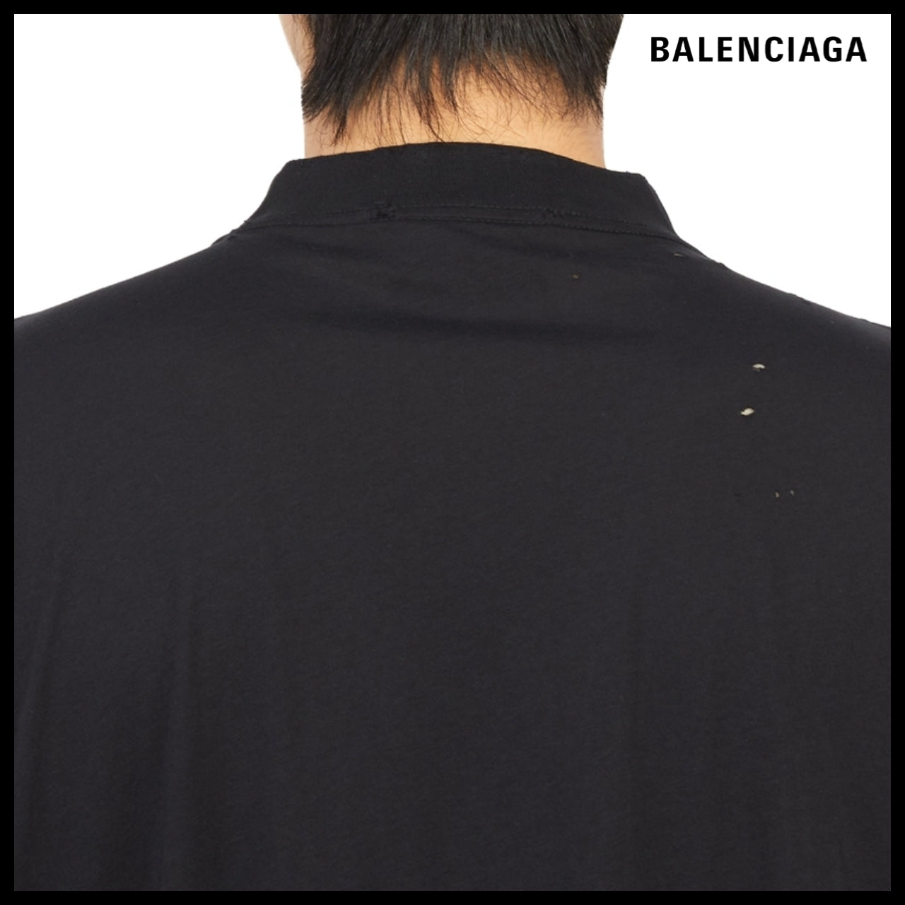【BALENCIAGA】Styling Hotline T-Shirt Large Fit Black
