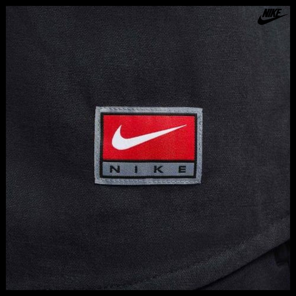 【NIKE】Life Short Sleeve Vintage Sports Top M Black White