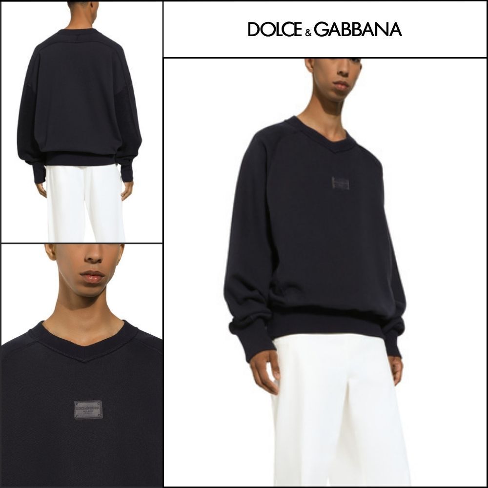 【Dolce&Gabbana】ROUND NECK SWEATSHIRT DOLCE GABBANA TAG