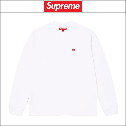 【Supreme】Small Box Long Sleeve T Shirt White