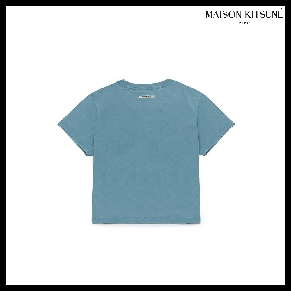 【Maison Kitsune】Women’s Fountain Stamp Faded T-Shirt