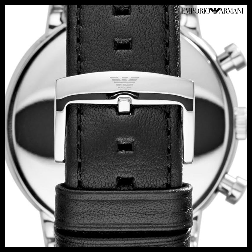 【EMPORIO ARMANI】Classic Chronograph Dial Watch