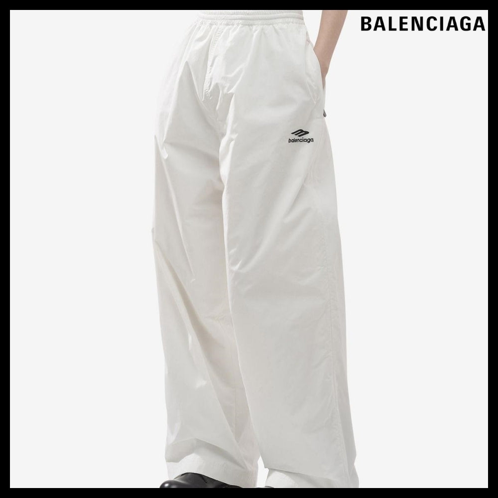 【BALENCIAGA】3B Sports Icon Tracksuit Pants White