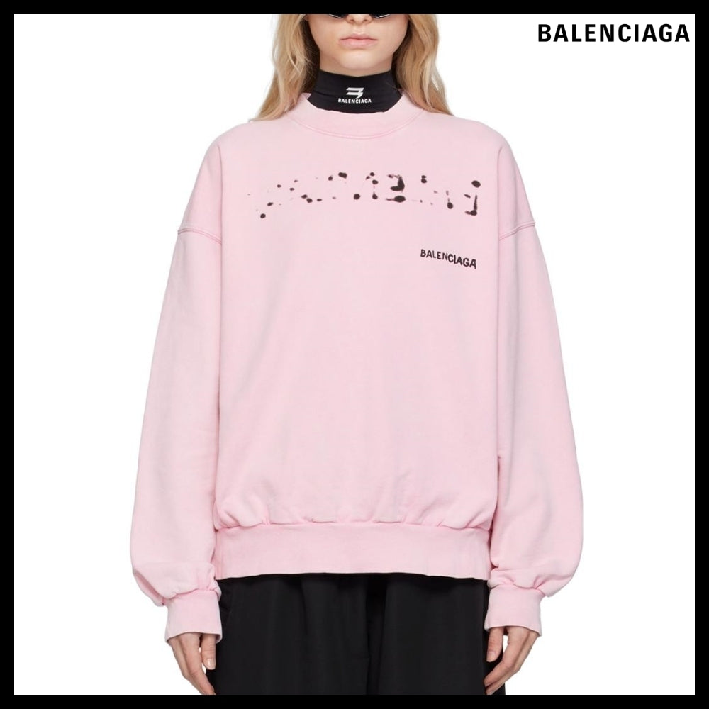 【BALENCIAGA】Hand Drawn Sweatshirt Regular Fit