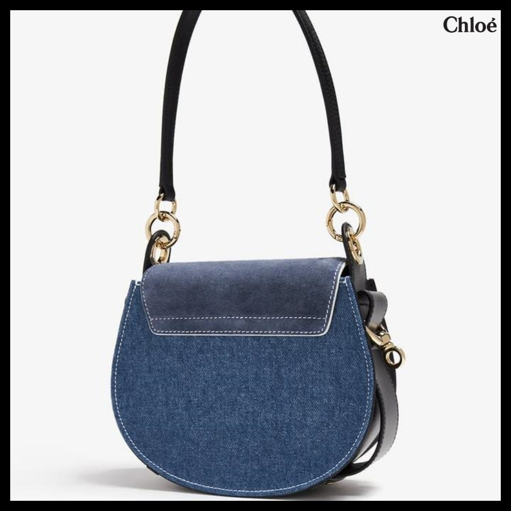 【Chloe】Tess Small Shoulder Bag Denim