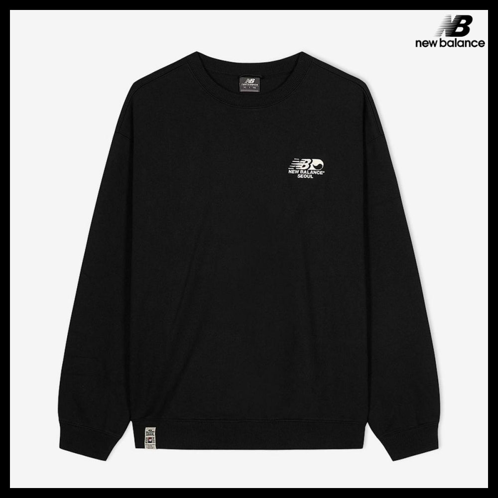 【New Balance】UNI NB Seoul Exclusive Sweatshirt Black
