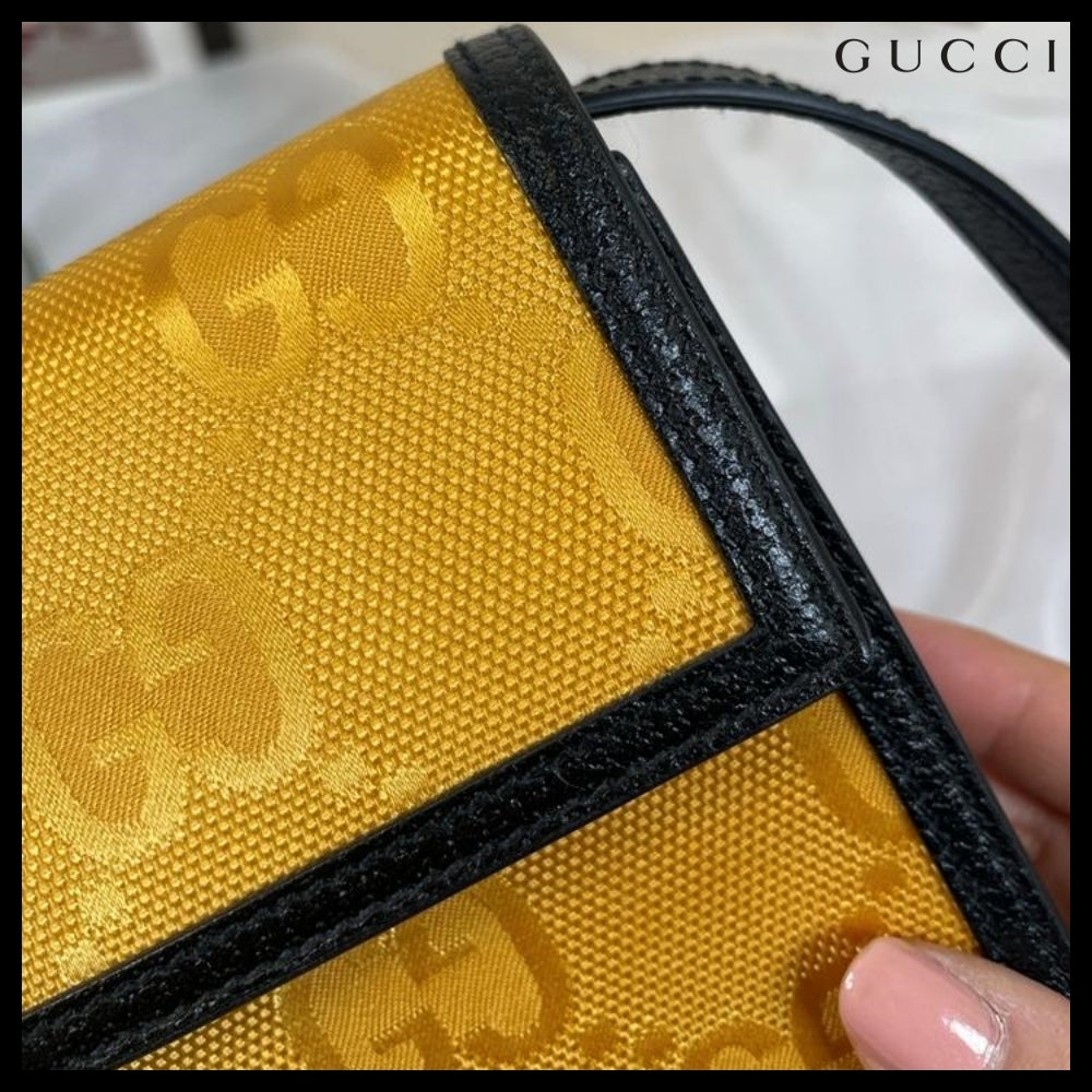 【GUCCI】 オフ ザ グリッド ミニバッグ イエロー