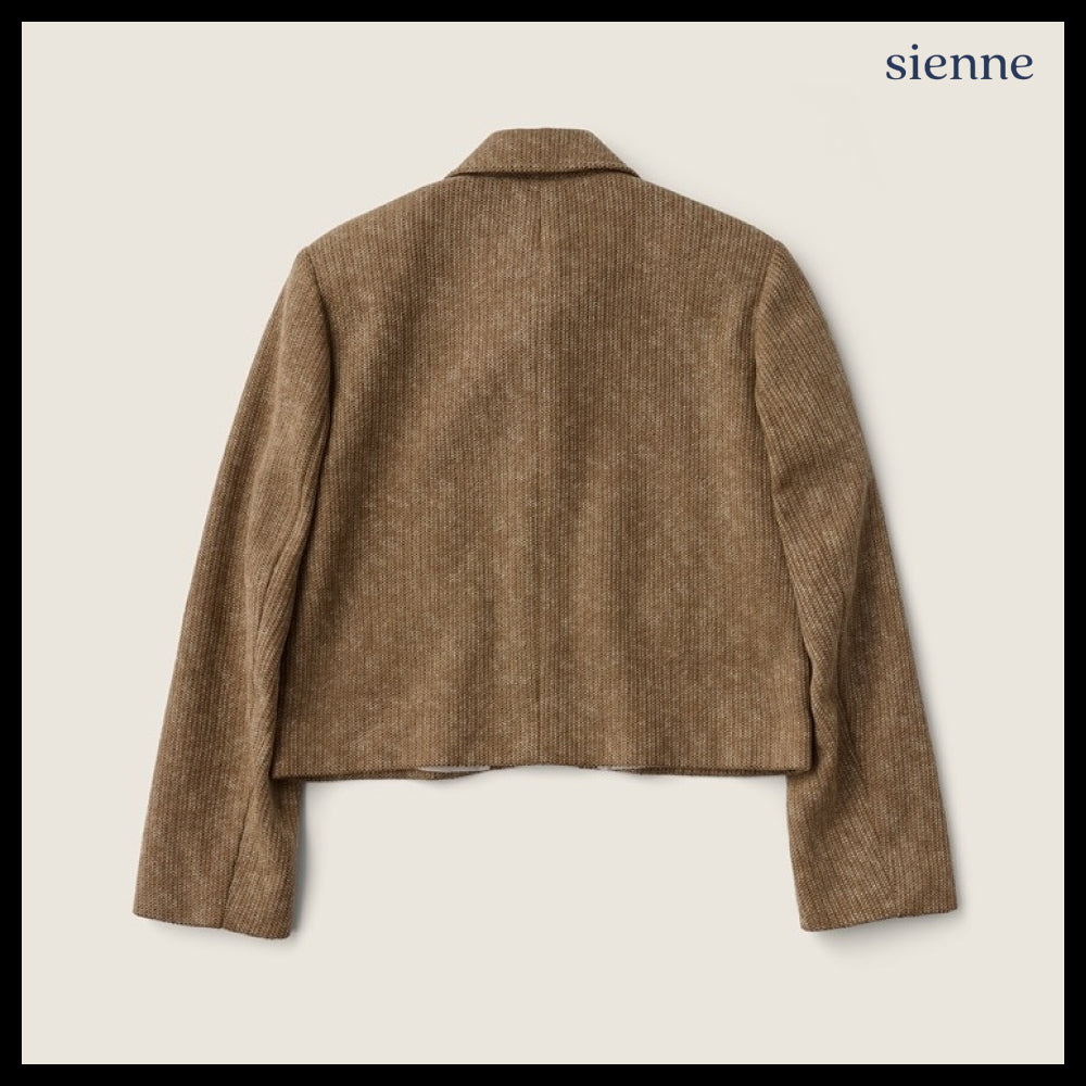 【SIENNE】German Knitted Jacket Brown
