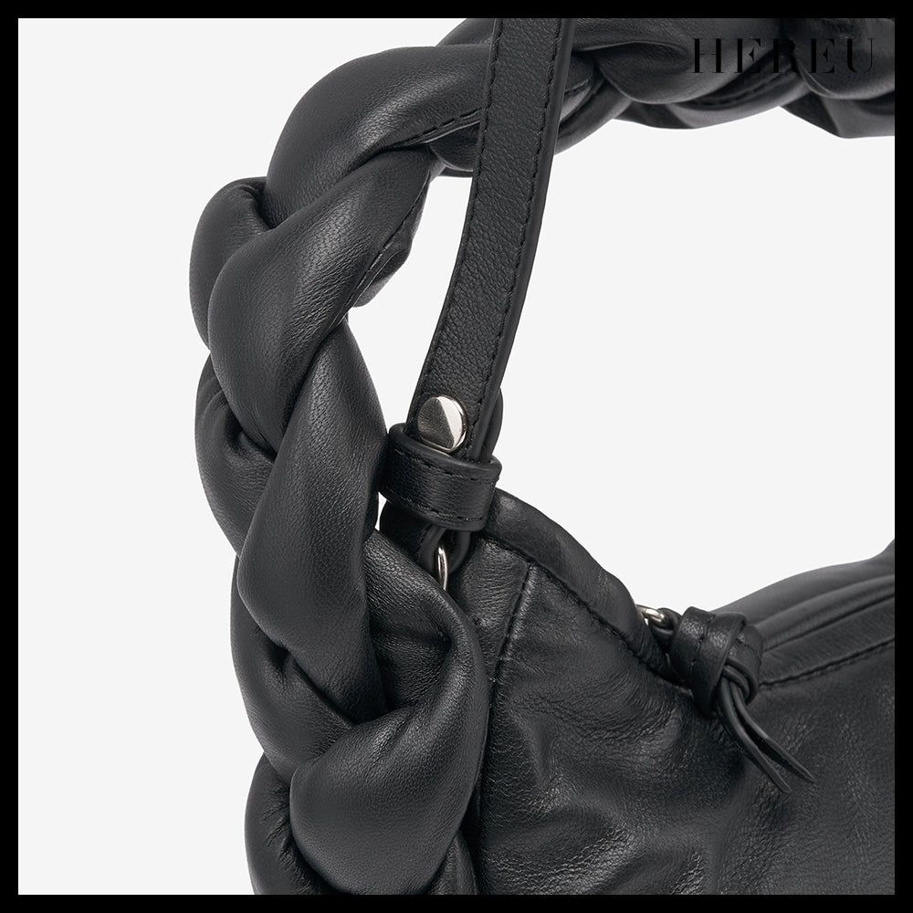 【HEREU】Mini Espiga Tote Bag Black