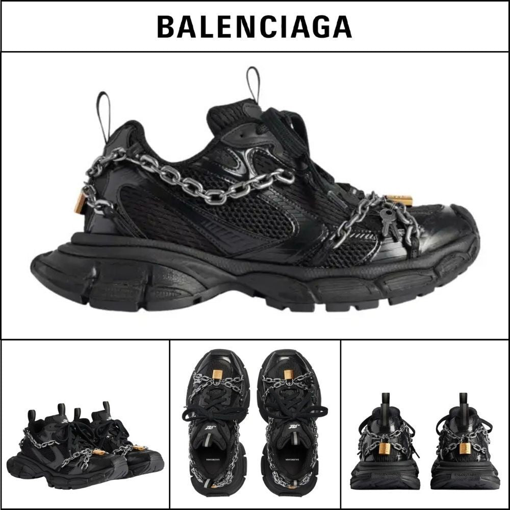 ★BALENCIAGAアウトレット セール ★3XL Chain Sneakers Black