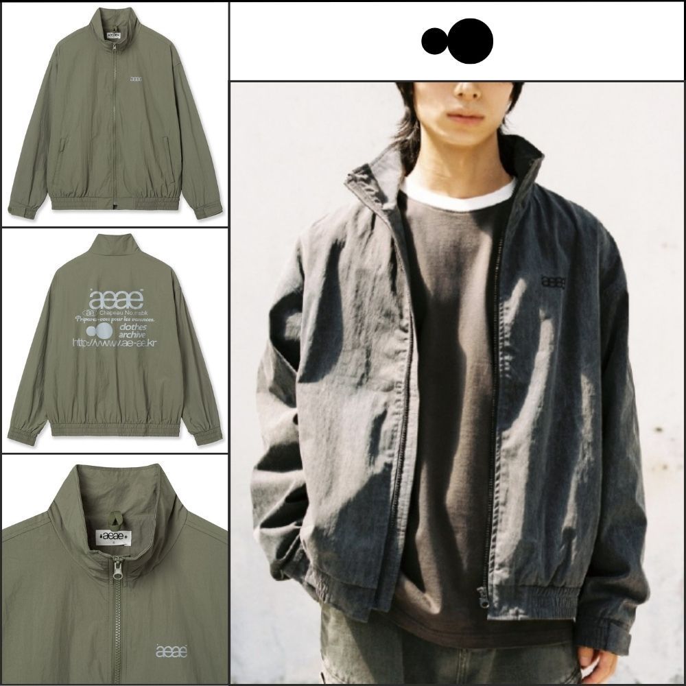 【AEAE】WEB ロゴ チーム ジャケット カーキ