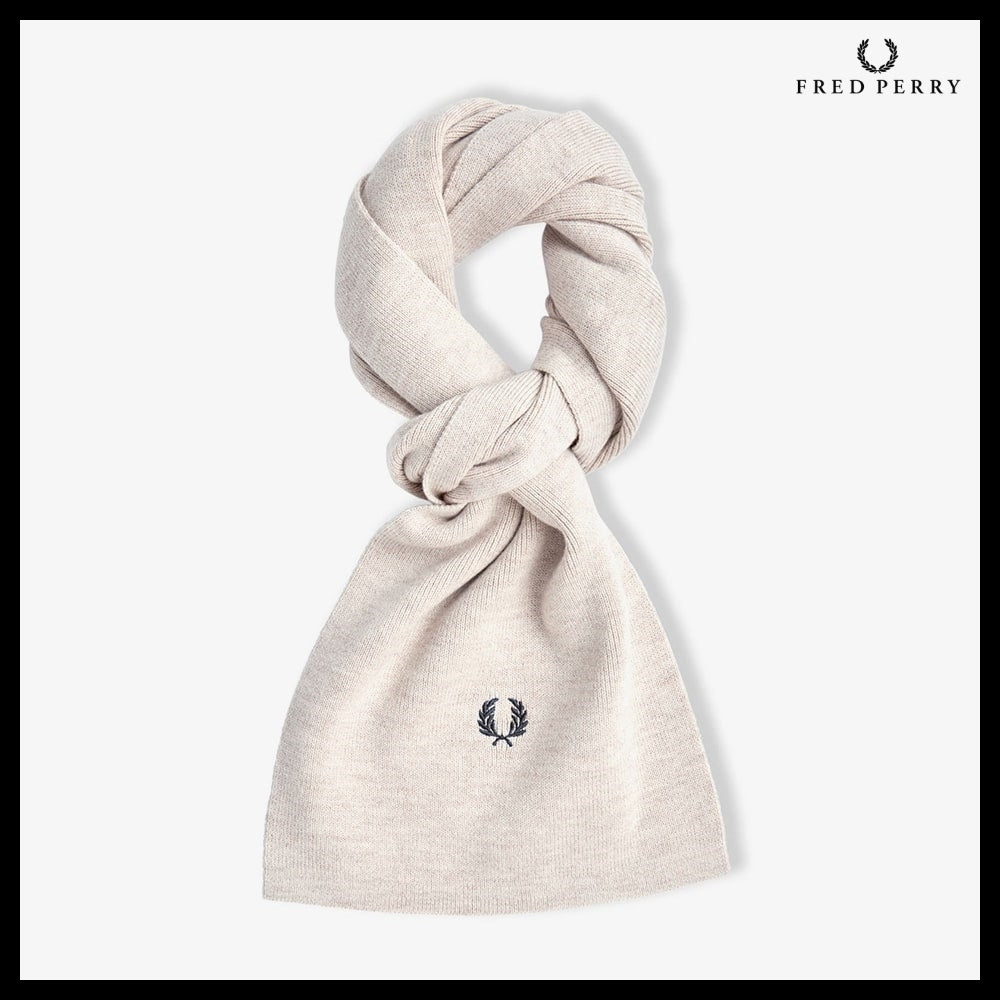 【FRED PERRY】Classic Merino Wool Blended Scarf 3 Colors