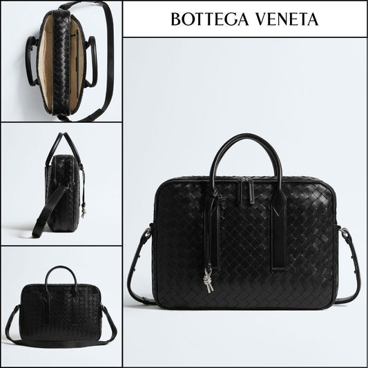◆BOTTEGA VENETA◆GETAWAY BRIEFCASE BLACK