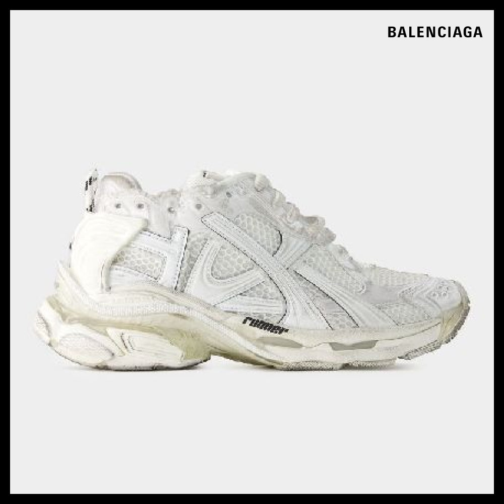 ★BALENCIAGAアウトレットセール ★Runner Sneakers White Women