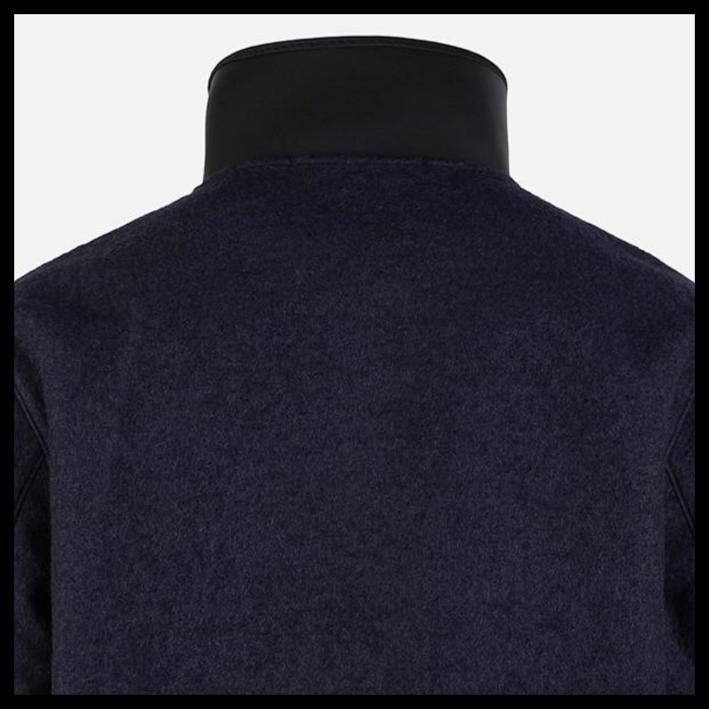 【Stone Island】Marina Embroidered Pocket Jacket Navy