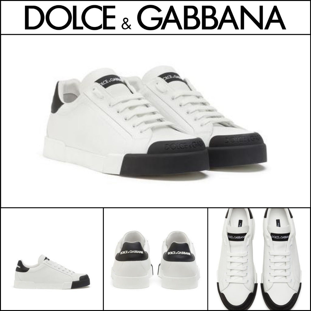 【Dolce & Gabbana】CALFSKIN NAPPA PORTOFINO SNEAKERS