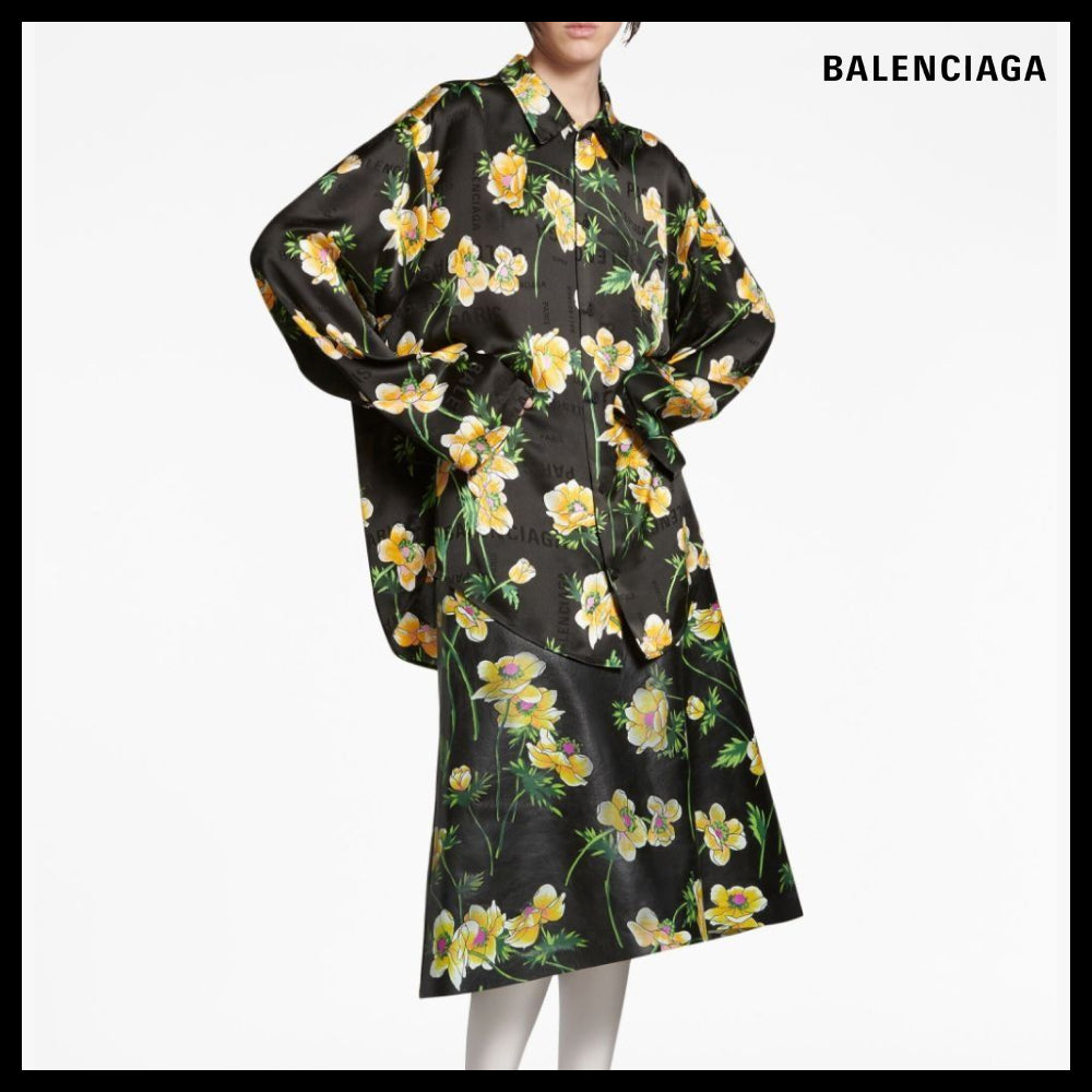 【BALENCIAGA】Large Fit Hoodie White