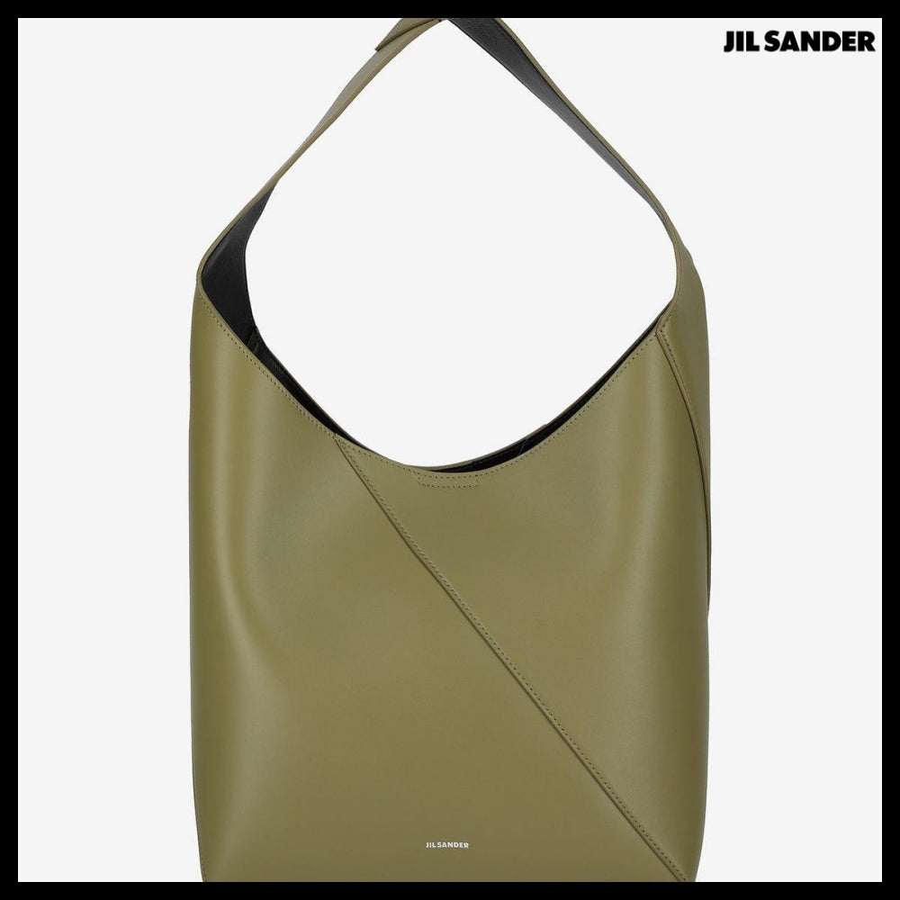 【Jil Sander】Medium Vertigo Tote Bag Sage Green