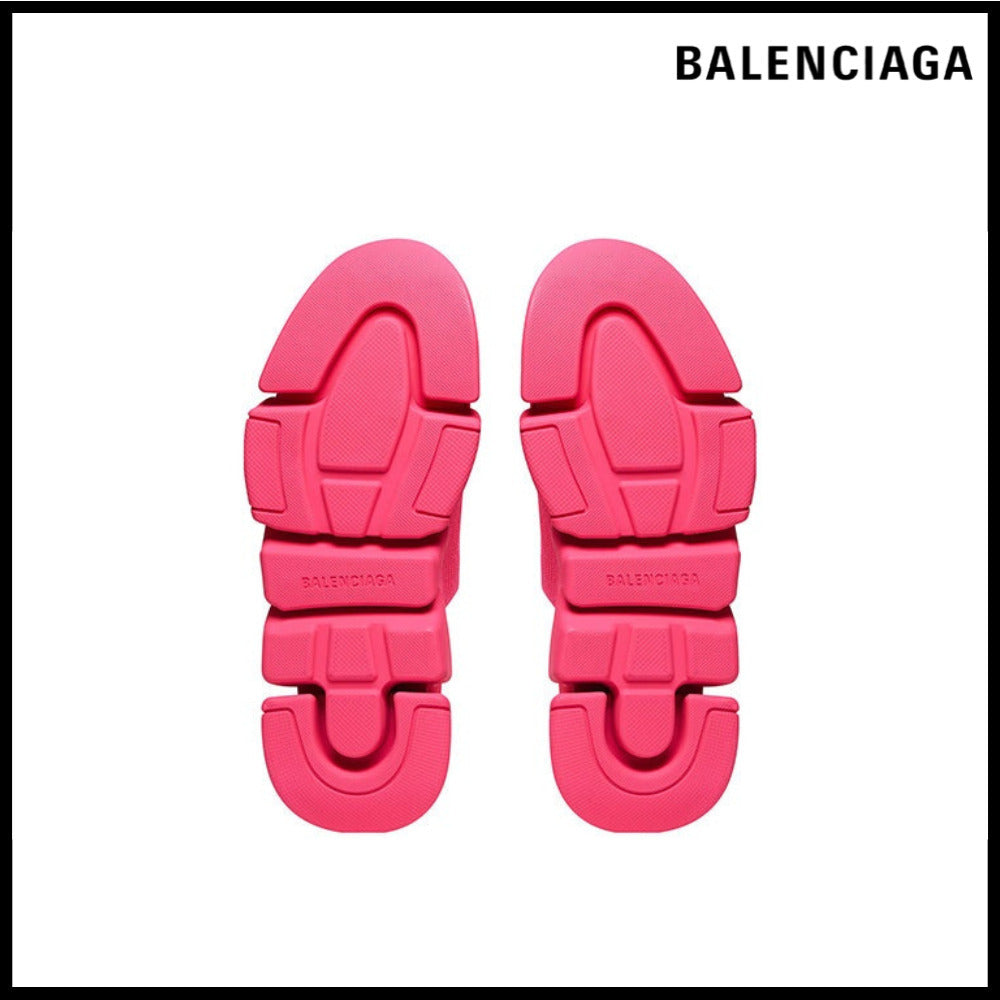 【BALENCIAGA】Speed 2.0 Recycled Knit Slide Sandal Pink