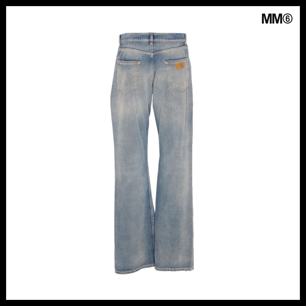 【MM6 Maison Margiela】Blue Denim Pants
